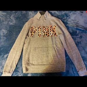 PINK grey sweatshirt